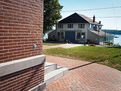 Looking E toward Water Street
