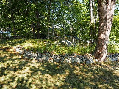 Looking N toward the outcrop