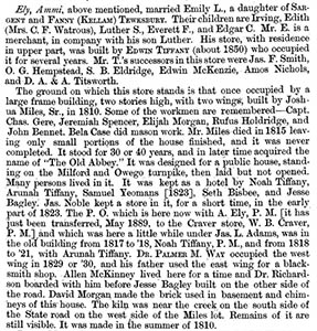 Entry for Ammi Ely, the father of L. S.