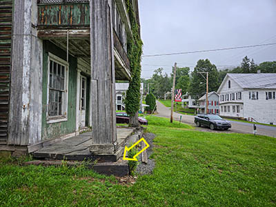 Looking ENE along Main Street