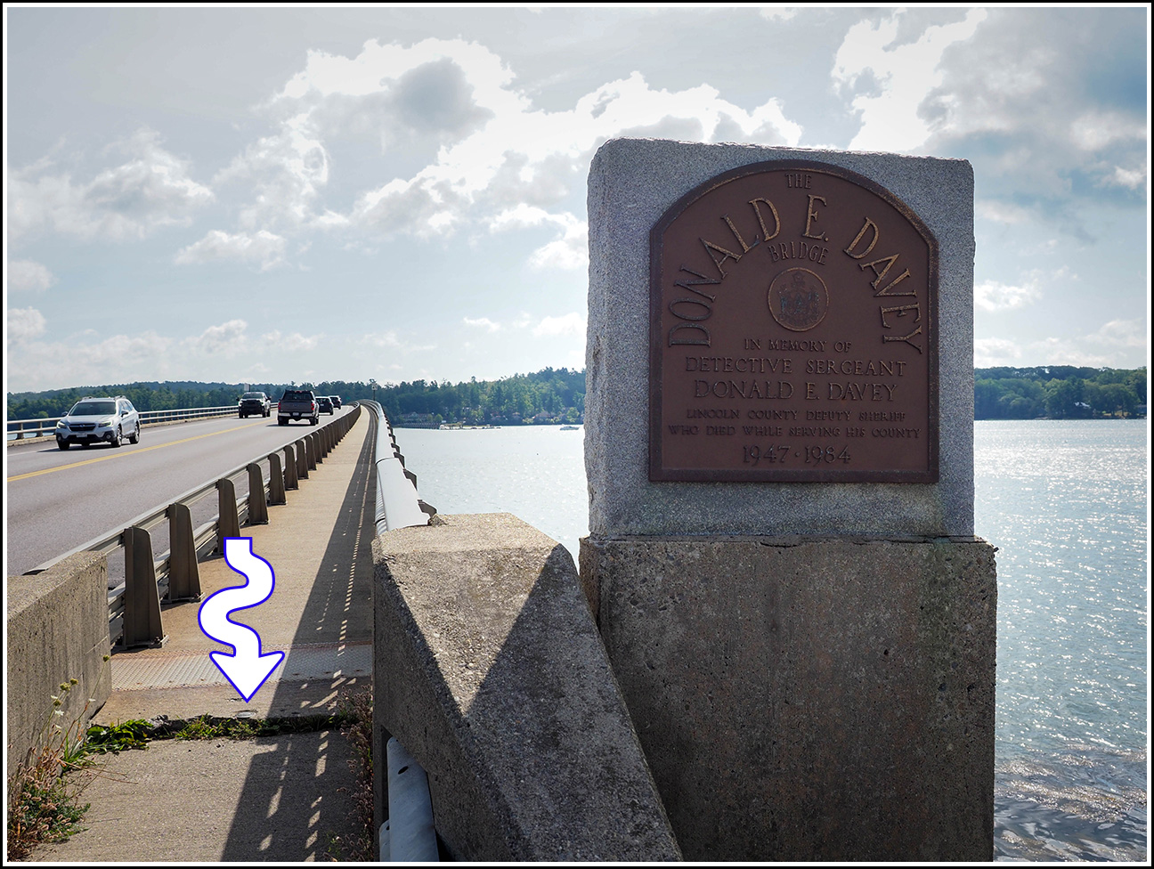 This is also called the Donald E. Davey Bridge